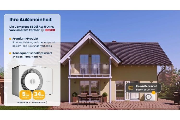 Im Wärmepumpen Bereich verbaut enpal ausschließlich Wärmepumpen von Bosch Im Wärmepumpen Bereich verbaut enpal ausschließlich Wärmepumpen von Bosch