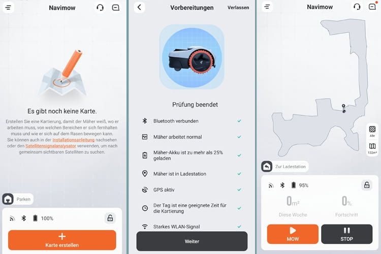 Diese Übersicht zeigt eine Auswahl der wichtigsten Kartierungsschritte Diese Übersicht zeigt eine Auswahl der wichtigsten Kartierungsschritte
