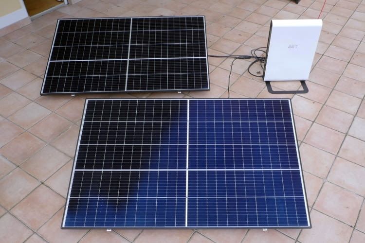 SolMate kann bei Bedarf sogar mit verschiedenen Panelen kombiniert werden SolMate kann bei Bedarf sogar mit verschiedenen Panelen kombiniert werden