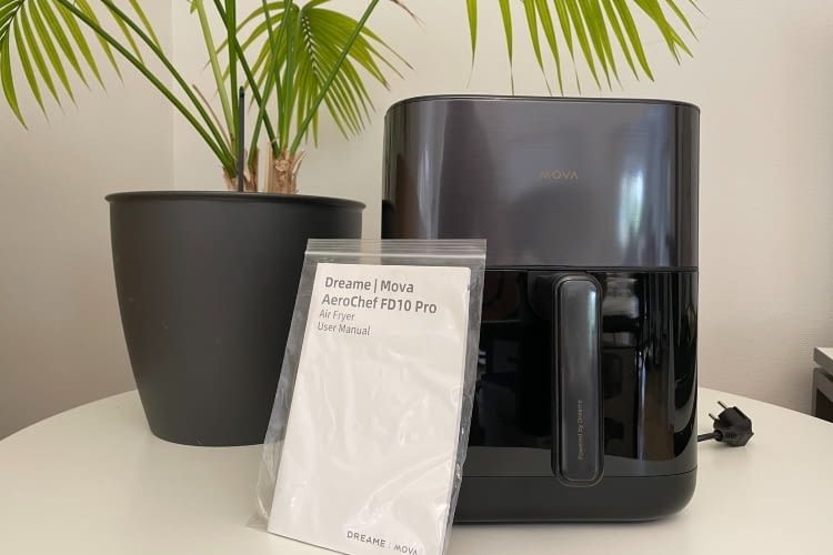 Der Dreame Mova AirFryer gibt ein sehr elegantes Bild ab Der Dreame Mova AirFryer gibt ein sehr elegantes Bild ab