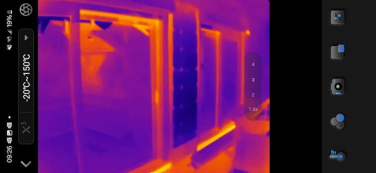 Gebäudehülle Wärmebildkamera Gebäudehülle Wärmebildkamera