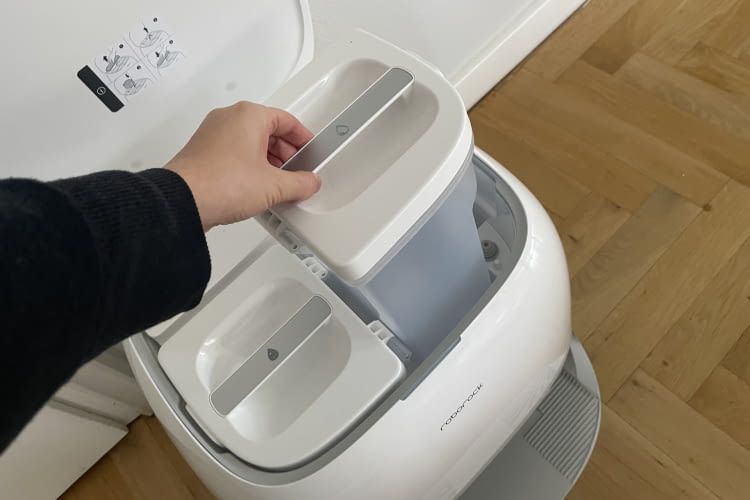 Die einzelnen Behälter ließen sich einfach entnehmen und öffnen Die einzelnen Behälter ließen sich einfach entnehmen und öffnen