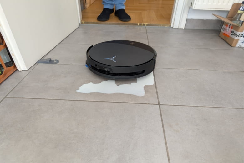 Beim Wischen macht der T90 PRO OMNI in unserem Test eine sehr gute Figur. Beim Wischen macht der T90 PRO OMNI in unserem Test eine sehr gute Figur.