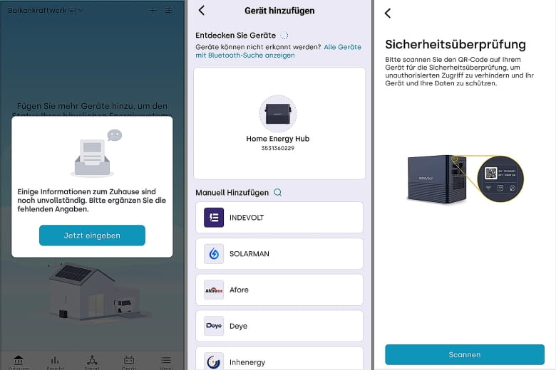 Die App leitet ihre Nutzer Schritt-für-Schritt durch die Installation Die App leitet ihre Nutzer Schritt-für-Schritt durch die Installation