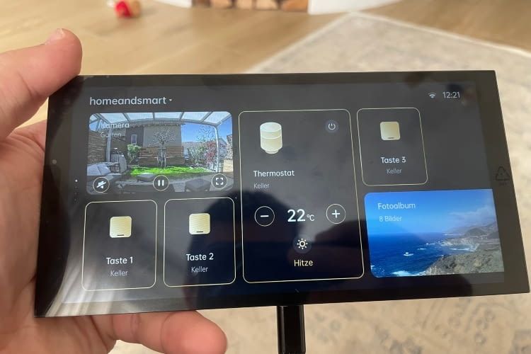 Nach der Einrichtung werden alle Geräte und Schalter des Panels übersichtlich und gut dargestellt. Auch das Bilder der G5 Kamera ist scharf Nach der Einrichtung werden alle Geräte und Schalter des Panels übersichtlich und gut dargestellt. Auch das Bilder der G5 Kamera ist scharf