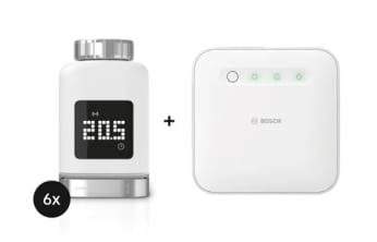 Bosch Heizungs-Starter-Set mit 6 Thermostaten