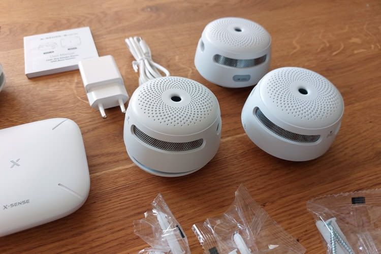 Wir haben im Test das Starter-Set mit 6 Rauchmeldern verwendet Wir haben im Test das Starter-Set mit 6 Rauchmeldern verwendet