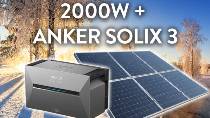2.000W Balkonkraftwerk mit Anker SOLIX 3 Speicher – hier sind die Module quasi geschenkt
