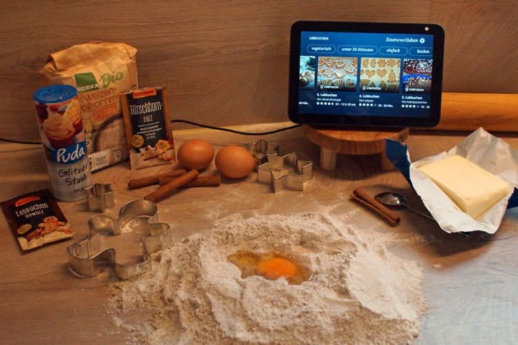 Echo Sow lässt sich u.a. zur Rezeptsuche und Musikwiedergabe nutzen Echo Sow lässt sich u.a. zur Rezeptsuche und Musikwiedergabe nutzen