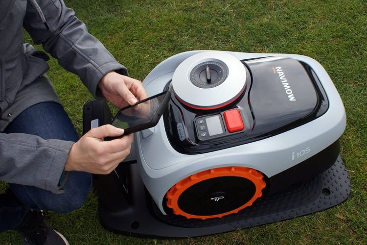 Hier wird gerade ein Test-Modell von uns per App konfiguriert Hier wird gerade ein Test-Modell von uns per App konfiguriert