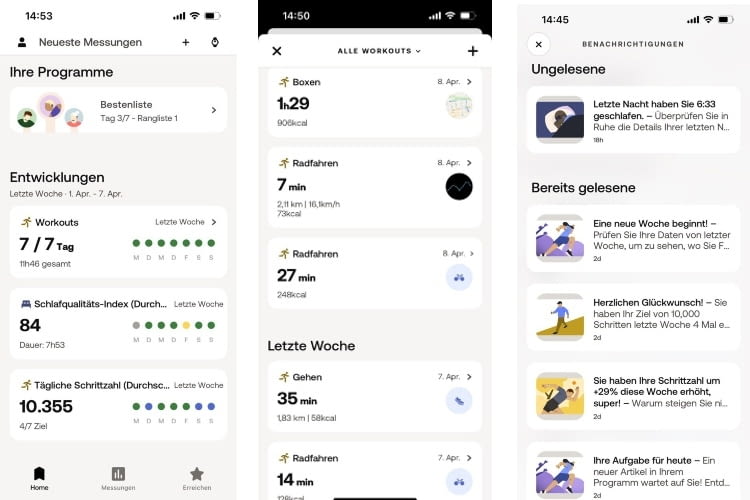 Die App ist das Herzstück zu den Funktionen der ScanWatch 2 Die App ist das Herzstück zu den Funktionen der ScanWatch 2