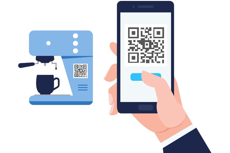 Mit dem Scannen des QR-Codes auf dem Gerät wird Avian aktiviert Mit dem Scannen des QR-Codes auf dem Gerät wird Avian aktiviert