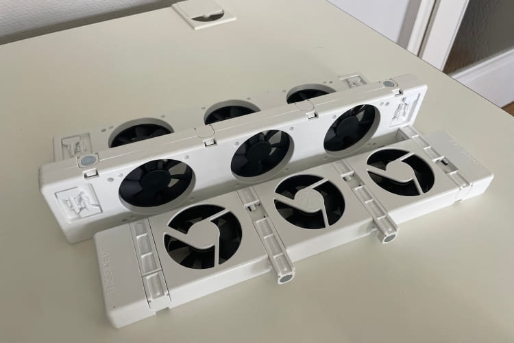 Die Heizkörperventilatoren sind aus unserer Sicht kein besonderer Hingucker Die Heizkörperventilatoren sind aus unserer Sicht kein besonderer Hingucker