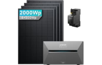 SOLIX 3 Pro mit 2000 Watt Balkonkraftwerk