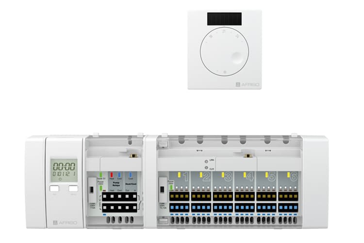 CosiTherm eignet sich also Modul zur Temperaturregelung als Teil eines Verteilersystems CosiTherm eignet sich also Modul zur Temperaturregelung als Teil eines Verteilersystems