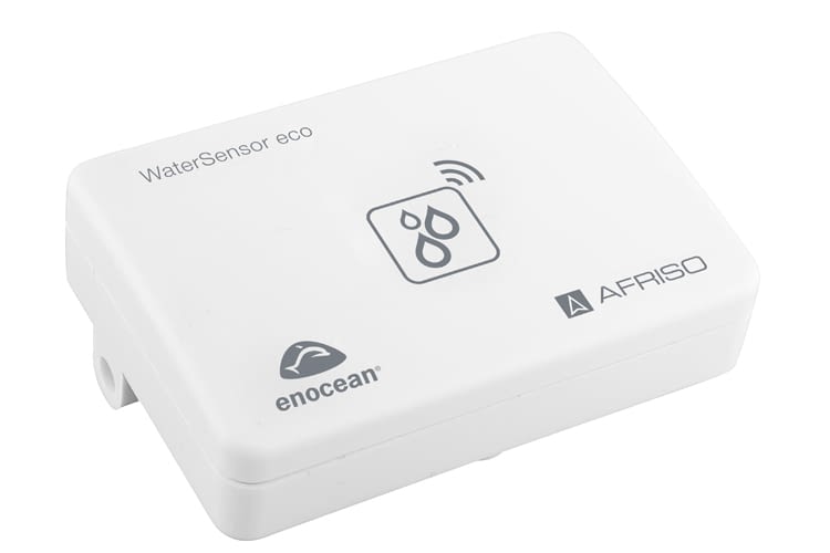 Wassersensor WaterSensor eco erkennt frühzeitig Lecks und Überschwemmungen Wassersensor WaterSensor eco erkennt frühzeitig Lecks und Überschwemmungen