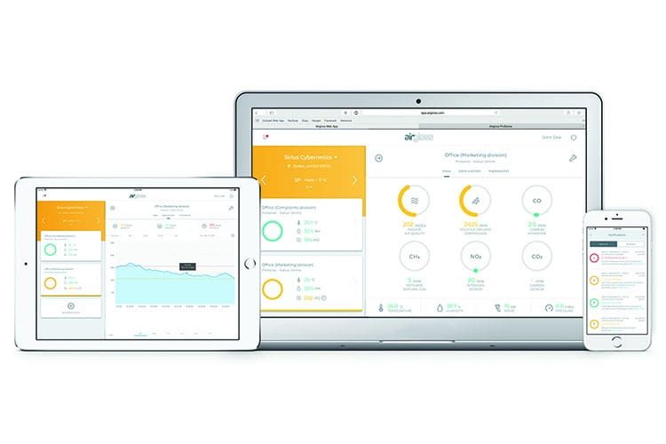 Dank Cloud-Technik und mobiler Apps lassen sich die Airgloss-Lösungen auch von unterwegs nutzen Dank Cloud-Technik und mobiler Apps lassen sich die Airgloss-Lösungen auch von unterwegs nutzen
