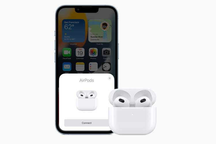AirPods 3 verbinden sich automatisch mit einem iPhone AirPods 3 verbinden sich automatisch mit einem iPhone