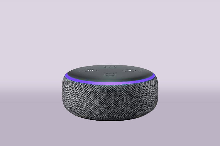 Bei Verbindungsproblemen kann es sein, dass Echo Dot ähnlich wie auf unserem Symbolbild lila aufleuchtet Bei Verbindungsproblemen kann es sein, dass Echo Dot ähnlich wie auf unserem Symbolbild lila aufleuchtet