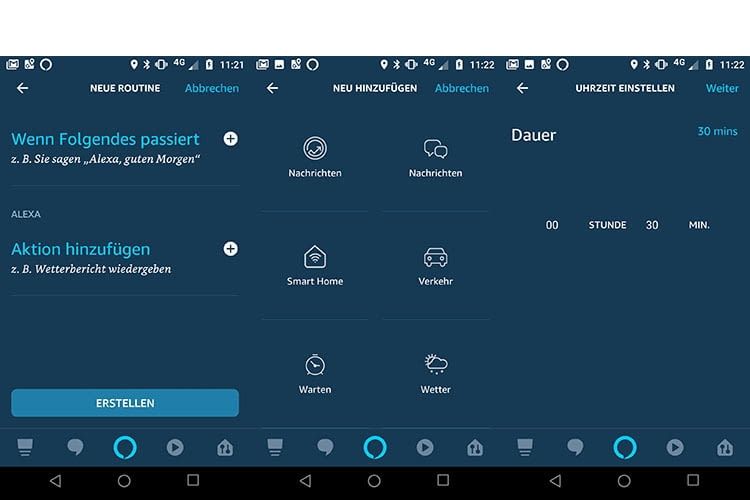 Die Alexa Routine Warten ermöglicht Alexa eine Pause zwischen zwei Aktionen Die Alexa Routine Warten ermöglicht Alexa eine Pause zwischen zwei Aktionen