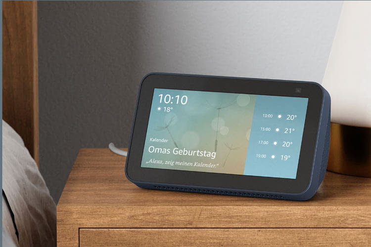 Die Alexa Show Modelle gibt es mit unterschiedlichen Displaygrößen Die Alexa Show Modelle gibt es mit unterschiedlichen Displaygrößen