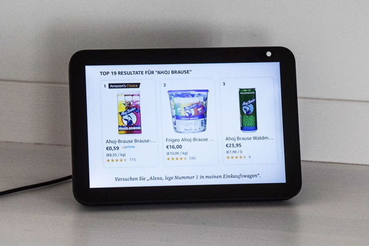 Alexa empfiehlt bei allgemeinen Suchanfragen immer besonders beliebte Produkte Alexa empfiehlt bei allgemeinen Suchanfragen immer besonders beliebte Produkte