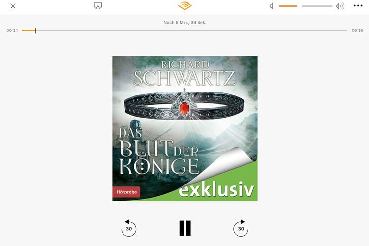 Jedes Hörbuch lässt sich über die Audible-App abspielen, viele sind zudem mit Whispersync nutzbar Jedes Hörbuch lässt sich über die Audible-App abspielen, viele sind zudem mit Whispersync nutzbar