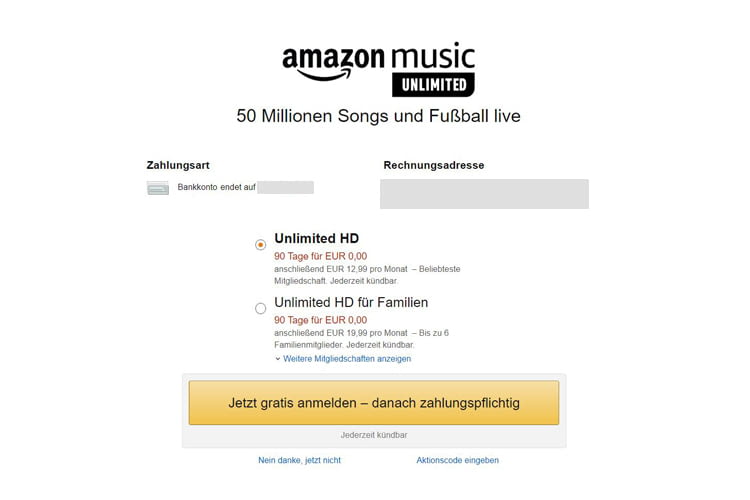 Das Abschließen eines Probeabos ist bei Amazon sehr schnell und einfach möglich Das Abschließen eines Probeabos ist bei Amazon sehr schnell und einfach möglich