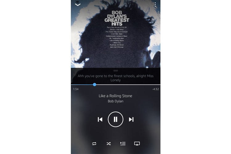 Songtexte werden auf Wunsch eingeblendet Songtexte werden auf Wunsch eingeblendet