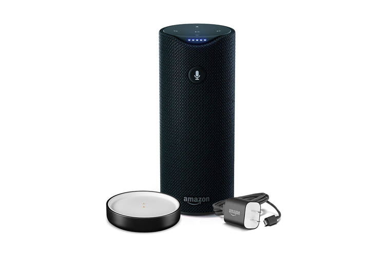 Amazon Tap wird mit einem microUSB-Kabel und passendem Adapter geliefert Amazon Tap wird mit einem microUSB-Kabel und passendem Adapter geliefert