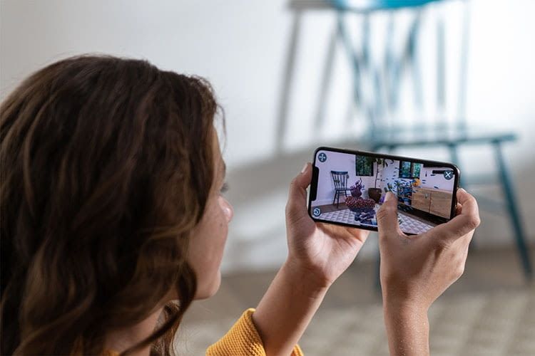 Mit dem Apple iPhone XS lassen sich auch Augmented Reality-Anwendungen ausführen Mit dem Apple iPhone XS lassen sich auch Augmented Reality-Anwendungen ausführen