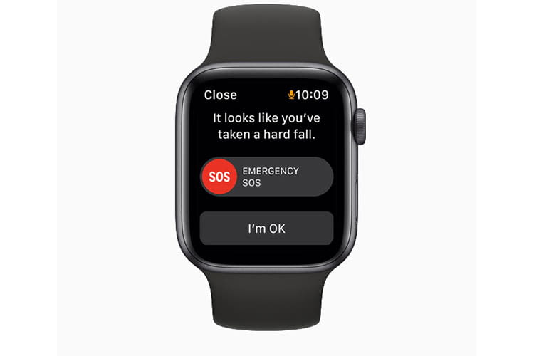 Dank SOS-Funktion können Nutzer der Apple Watch SE z. B. nach einem Unfall einen Notruf absetzen Dank SOS-Funktion können Nutzer der Apple Watch SE z. B. nach einem Unfall einen Notruf absetzen