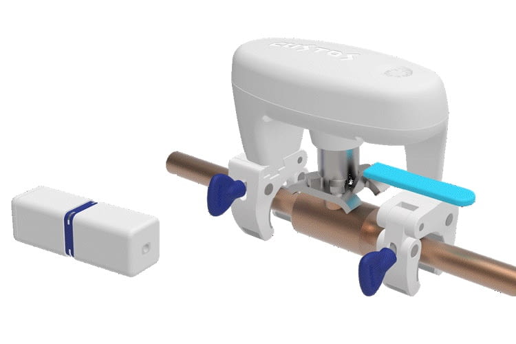 Der sehr kleine Sensor erinnert in Größe und Form an einen Lippenstift Der sehr kleine Sensor erinnert in Größe und Form an einen Lippenstift