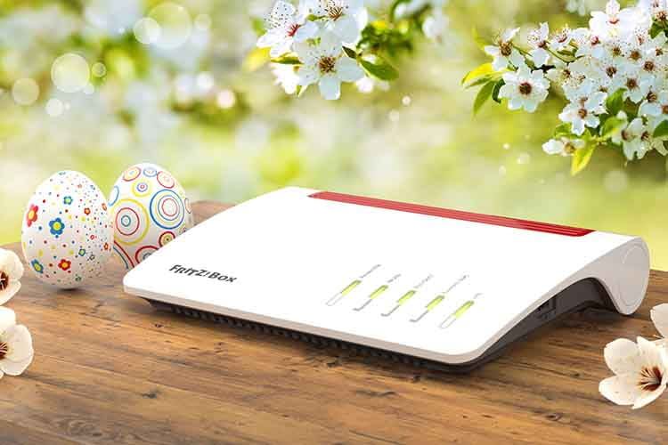 Ob Ostern oder Sommer - die AVM FRITZ!Box 7590 ist ein WLAN-Mesh-Router, der so gut wie keine Wünsche offen lässt Ob Ostern oder Sommer - die AVM FRITZ!Box 7590 ist ein WLAN-Mesh-Router, der so gut wie keine Wünsche offen lässt