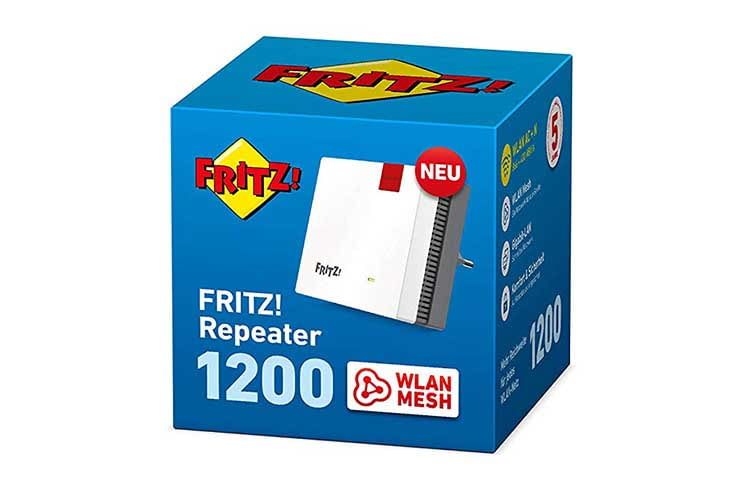 Der solide AVM FRITZ!Repeater 1200 überzeugt mit guten technischen Daten und Preis-Leistungsverhältnis Der solide AVM FRITZ!Repeater 1200 überzeugt mit guten technischen Daten und Preis-Leistungsverhältnis