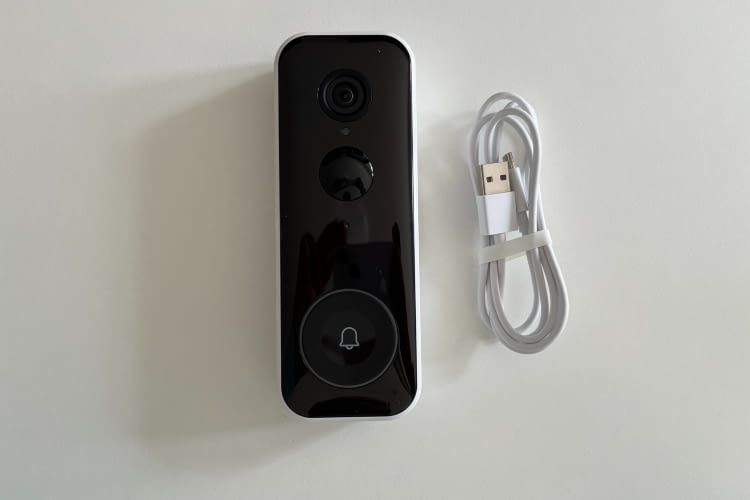 Die Yale Smart Video Doorbell mit Ladekabel Die Yale Smart Video Doorbell mit Ladekabel