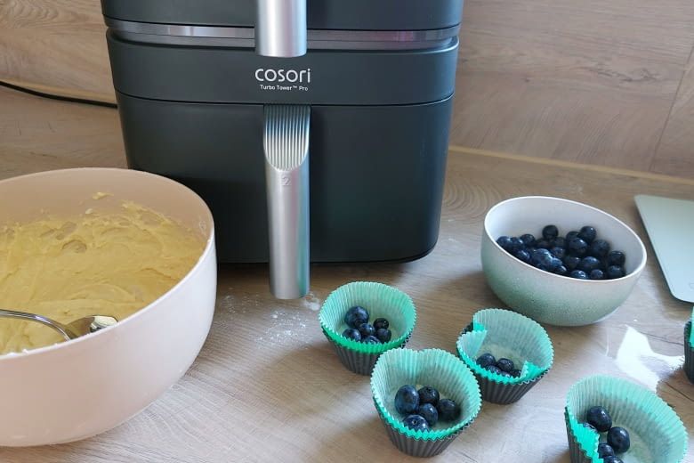 Sogar Muffins lassen sich im Airfryer mühelos backen Sogar Muffins lassen sich im Airfryer mühelos backen