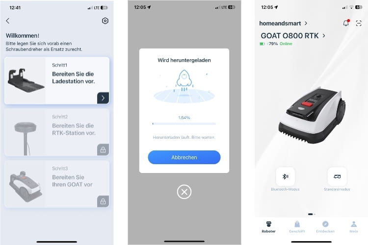 Die App hilft zusätzlich beim Aufbau, leider wurden wir durch ein Firmware Update etwas ausgebremst. Letztlich funktionierte aber alles Die App hilft zusätzlich beim Aufbau, leider wurden wir durch ein Firmware Update etwas ausgebremst. Letztlich funktionierte aber alles