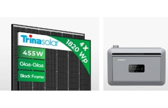 1.820 Watt Balkonkraftwerk + Growatt NEXA Speicher