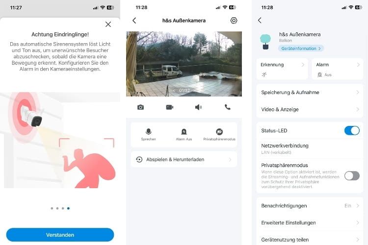 Die App ist, wie gewohnt vom Hersteller, sehr übersichtlich und intuitiv bedienbar Die App ist, wie gewohnt vom Hersteller, sehr übersichtlich und intuitiv bedienbar