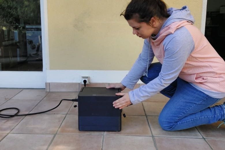 In dieser kleinen Geräte-Variante lassen sich nur 1,6 kWh Strom speichern In dieser kleinen Geräte-Variante lassen sich nur 1,6 kWh Strom speichern