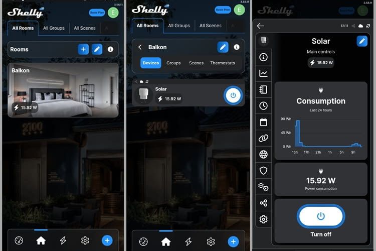 Die App ermöglicht einen guten Überblick aller Funktionen Die App ermöglicht einen guten Überblick aller Funktionen