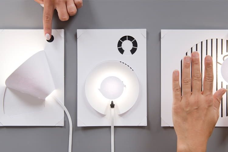 Das Electric Paint Lamp Kit ergibt eine individuelle Lampe Das Electric Paint Lamp Kit ergibt eine individuelle Lampe