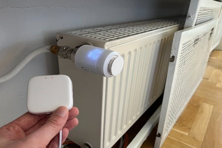 Das Hama Heizkörperthermostat im Einsatz Das Hama Heizkörperthermostat im Einsatz
