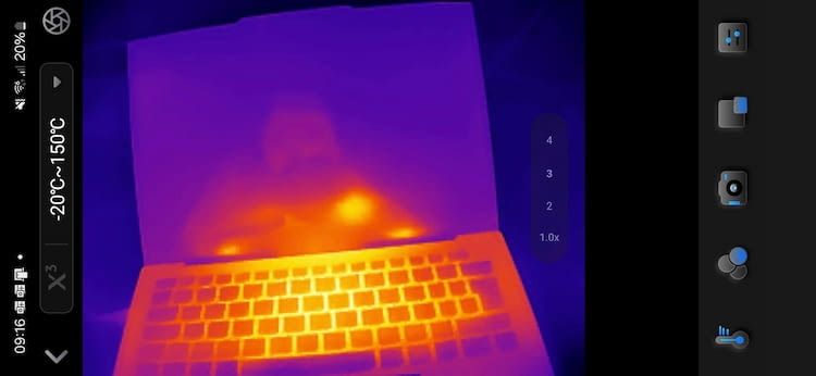 Wärmebild Laptop Wärmebild Laptop