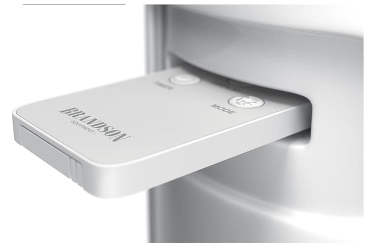 Die Steuerung erfolgt beim Brandson Turmventilator direkt am Gerät oder über die Fernbedienung Die Steuerung erfolgt beim Brandson Turmventilator direkt am Gerät oder über die Fernbedienung