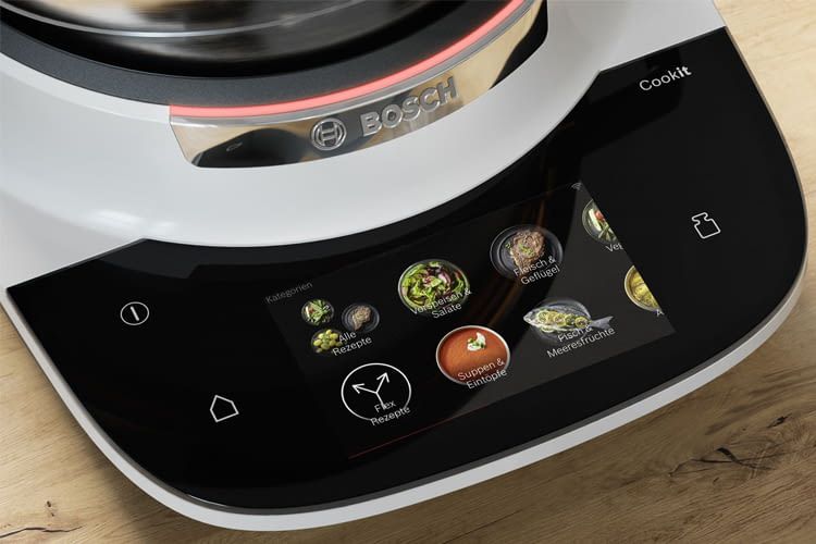 Das Farbdisplay von Cookit ist angenehm übersichtlich gestaltet Das Farbdisplay von Cookit ist angenehm übersichtlich gestaltet