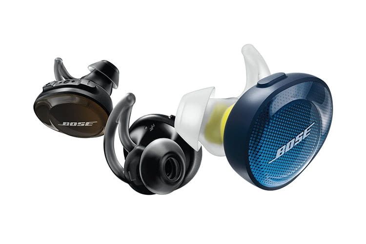 Die Bose SoundSport Free Bluetooth-Kopfhörer sind gleichzeitig Ohrschmuck Die Bose SoundSport Free Bluetooth-Kopfhörer sind gleichzeitig Ohrschmuck