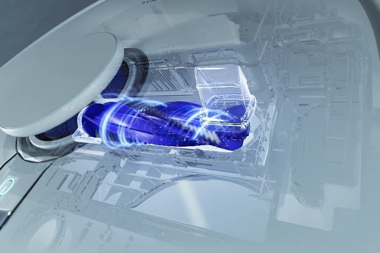 Die innovative Saugbürste des Narwal Freo X im aerodynamischen Design Die innovative Saugbürste des Narwal Freo X im aerodynamischen Design