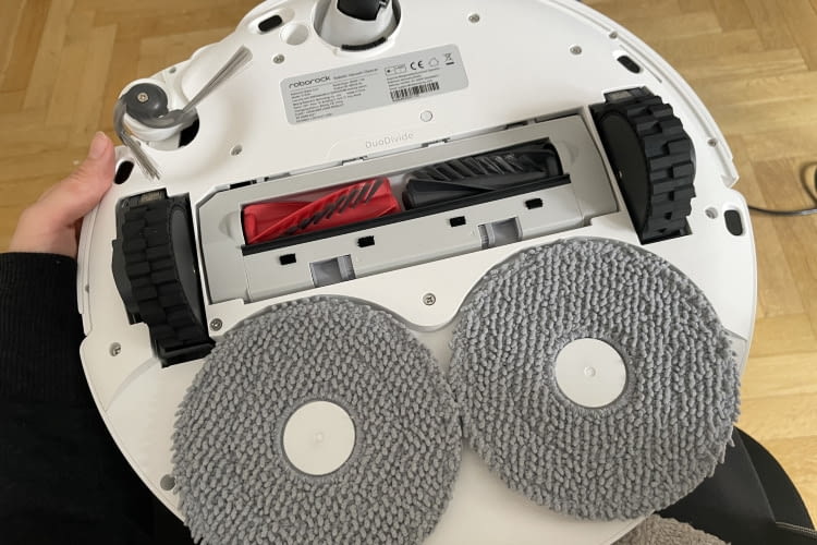 Der Roborock Qrevo Curv wirkte robust und hochwertig Der Roborock Qrevo Curv wirkte robust und hochwertig